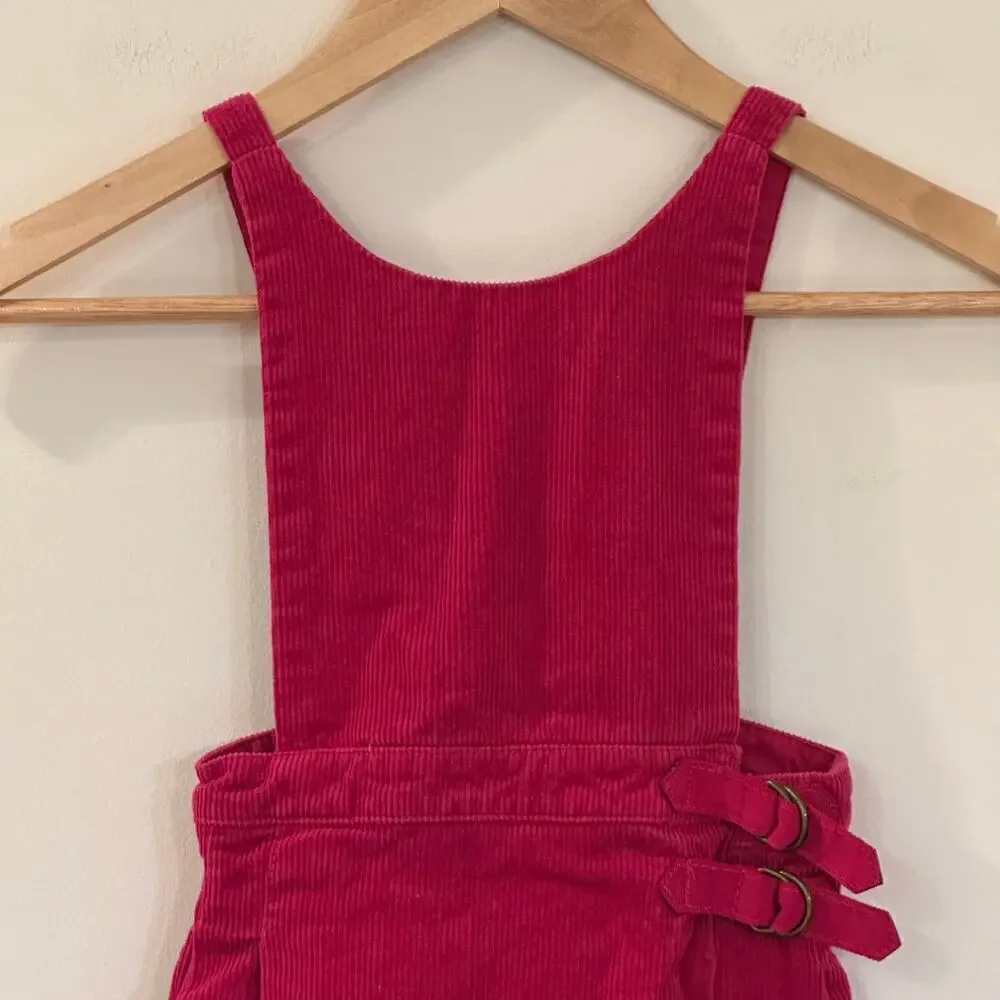 Ralph Lauren Hot Pink Cord Skirt Romper sz 24m